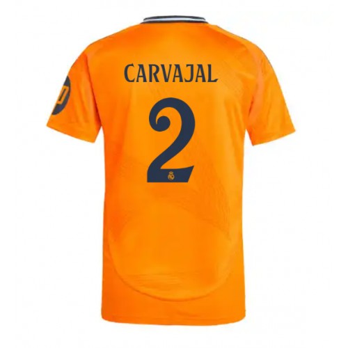 Real Madrid Daniel Carvajal #2 Gostujuci Dres 2024-25 Kratak Rukav